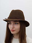 Шляпа HERMAN арт. MACGOFER (коричневый)